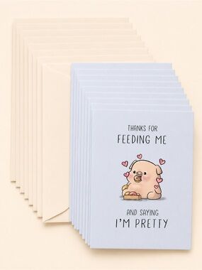 (10) Aly Lou Funny Greeting Card New Individually Wrapped Cards